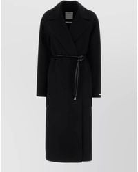 Sportmax - Virgin Wool Oversized Double-Breasted Coat - Lyst