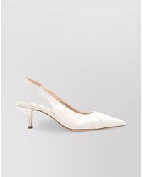 Fabiana Filippi - Leather Slingback Pumps - Lyst