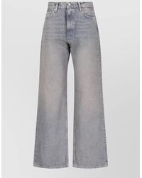 Haikure - High Waist Denim Jeans Casual Wide Leg - Lyst