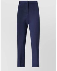 Pinko - Slim Leg Tailored Trousers Front Crease - Lyst