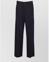 Brunello Cucinelli - Virgin Wool Loose-Fit Wide-Leg Trousers - Lyst