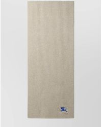 Burberry - Ribbed Cashmere Scarf - Lyst