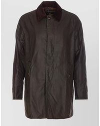 Barbour - Waxed Cotton Single-Breasted Coat - Lyst