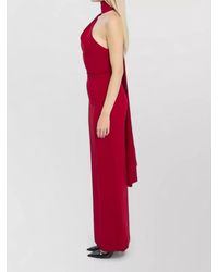 Solace London - One Shoulder Maxi Dress Open Back - Lyst