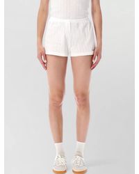 Sporty & Rich - Pointelle Knit Lounge Short Length Bottom - Lyst
