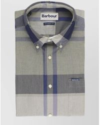 Barbour - Shirt Check Pattern Button-Down Collar - Lyst