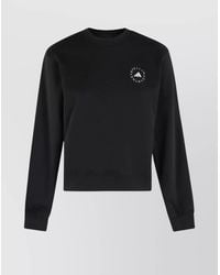 adidas By Stella McCartney - Logo-Print Crew-Neck Sweatshirt - Lyst