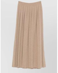 Lisa Yang - Cashmere High-Rise Midi Pleated Skirt - Lyst