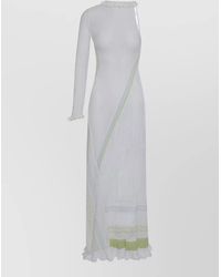 Roberta Einer - Cotton Long-Sleeve Fitted Maxi Dress - Lyst