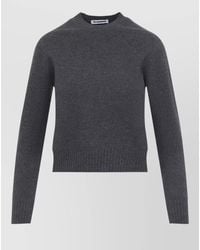 Jil Sander - Cashmere Crewneck Sweater Long Sleeve Knit - Lyst