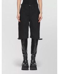 Rick Owens - Wool Knee-Length Shorts - Lyst