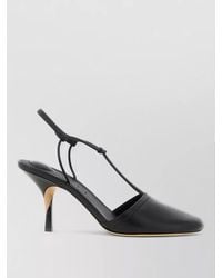 Jacquemus - Leather Asymmetric Heel Mules - Lyst