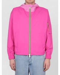 K-Way - Claudey Hooded Jacket Arm And Side Pockets - Lyst
