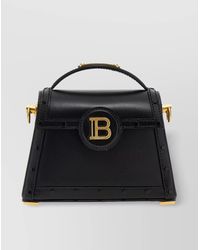 Balmain - B-Buzz Small Leather Crossbody Bag - Lyst