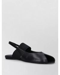 MM6 by Maison Margiela - Sandals Flat Sole Peep Toe Design - Lyst