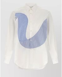 Comme des Garçons - Striped Shirt Button Down Collar Long Sleeves - Lyst