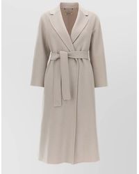 Max Mara - Esturia Coat Belted Waist Long Length - Lyst