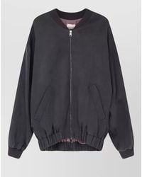 Alysi - Lyocell And Linen Bomber Jacket - Lyst