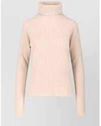 Uma Wang - Cashmere Ribbed Turtleneck Sweater - Lyst
