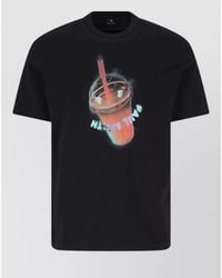 Paul Smith - Graphic Print Crew Neck Short Sleeve T Shirt - Lyst