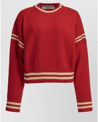 Golden Goose - Rachel Crew Neck Striped Knit Sweater - Lyst