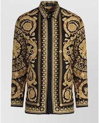 Versace - Silk Barocco Print Shirt - Lyst