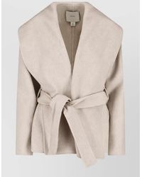 Calvin Klein - Single Breasted Coat - Lyst