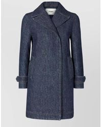 Fendi - Padded Denim Double Breasted Coat - Lyst