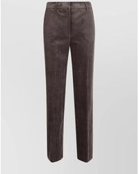 Ermanno Scervino - High-Rise Wide-Leg Trousers - Lyst