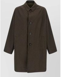 Maison Margiela - Four Stitches Reversible Trench Coat Checked Pattern - Lyst