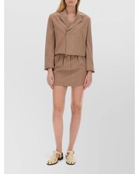 Alysi - Short Jacket Single Breasted Notched Lapels - Lyst
