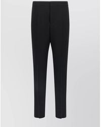 Saint Laurent - Wool Straight-Leg Trousers - Lyst