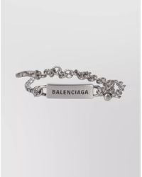Balenciaga - Adjustable Length Chain Link Bracelet - Lyst