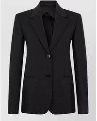 Max Mara - Tailored Blazer Notched Lapels Back Vent - Lyst