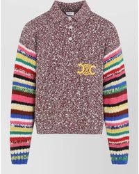 Celine - Oversized Polo Sweater - Lyst
