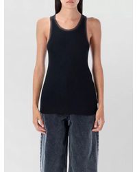 Remain - Rib Jersey Racerback Top Contrast Trim - Lyst