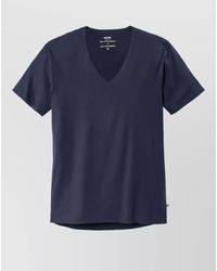 CALIDA - V Neck Stretch Short Sleeve Breathable Top - Lyst