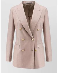 Tagliatore - Parigi Jacket Virgin Wool Silk Linen - Lyst