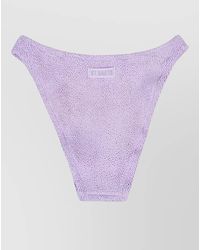 MC2 Saint Barth - High Waist Textured Swim Briefs Bottom - Lyst