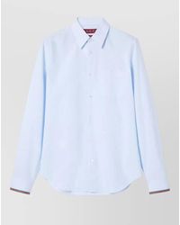 Gucci - Tailored Shirt Button Down Collar Stripes - Lyst