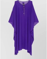 Fisico - Mesh Kaftan Dress Cold Shoulder Design - Lyst