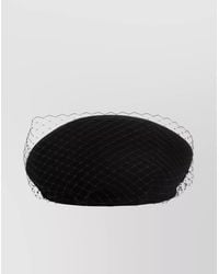 Maison Michel - New Bonnie Veil Round Shape Hat - Lyst