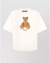 Palm Angels - Crew Neck Graphic Print Short Sleeve Shirt - Lyst