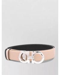 Ferragamo - Adjustable Textured Belt-Tone Buckle - Lyst
