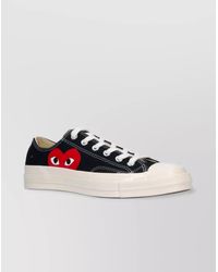 COMME DES GARÇONS PLAY - Cotton Low-Top Sneakers - Lyst