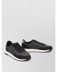 BOSS - Leather Low-Top Sneakers - Lyst