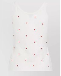 Bottega Veneta - Cotton Blend Tank Top - Lyst
