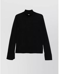 TOTEME - High Neck Slit Sleeve Knitwear - Lyst