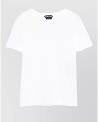 Tom Ford - Cotton Logo-Embroidered T-Shirt - Lyst