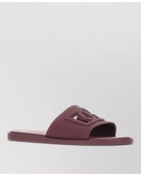 Dolce & Gabbana - Rubber Slides Sandals Open Toe Design - Lyst